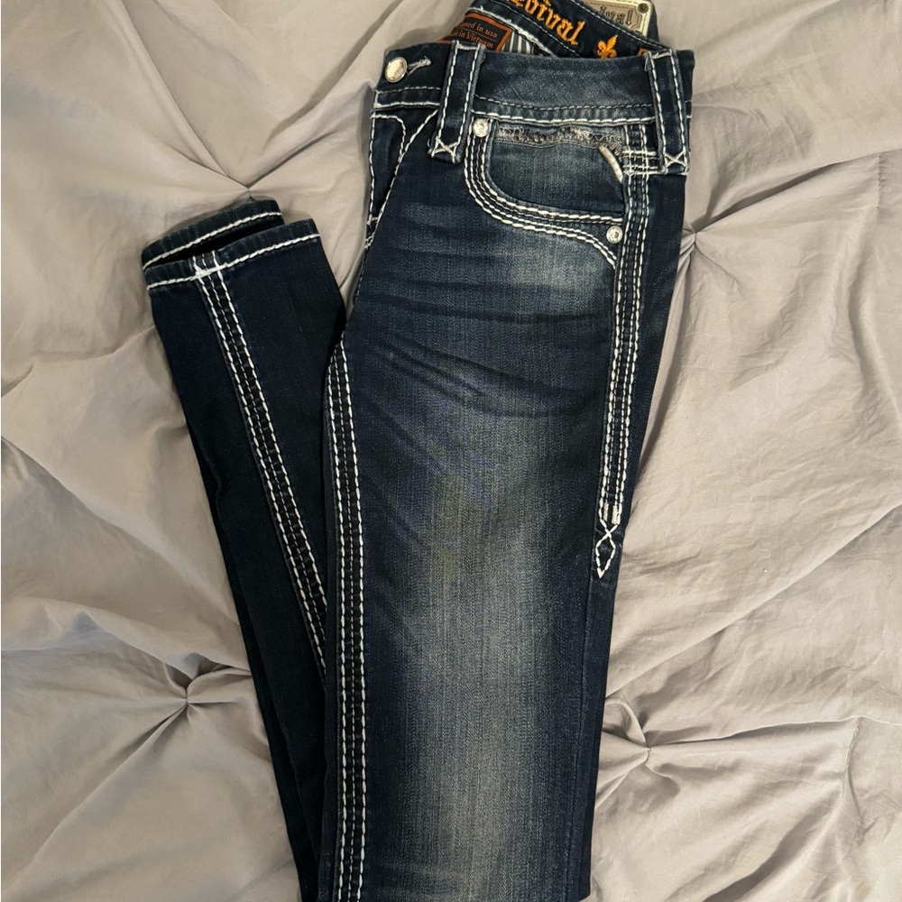 Propper Women's Skinny Jeans in Dark Blue